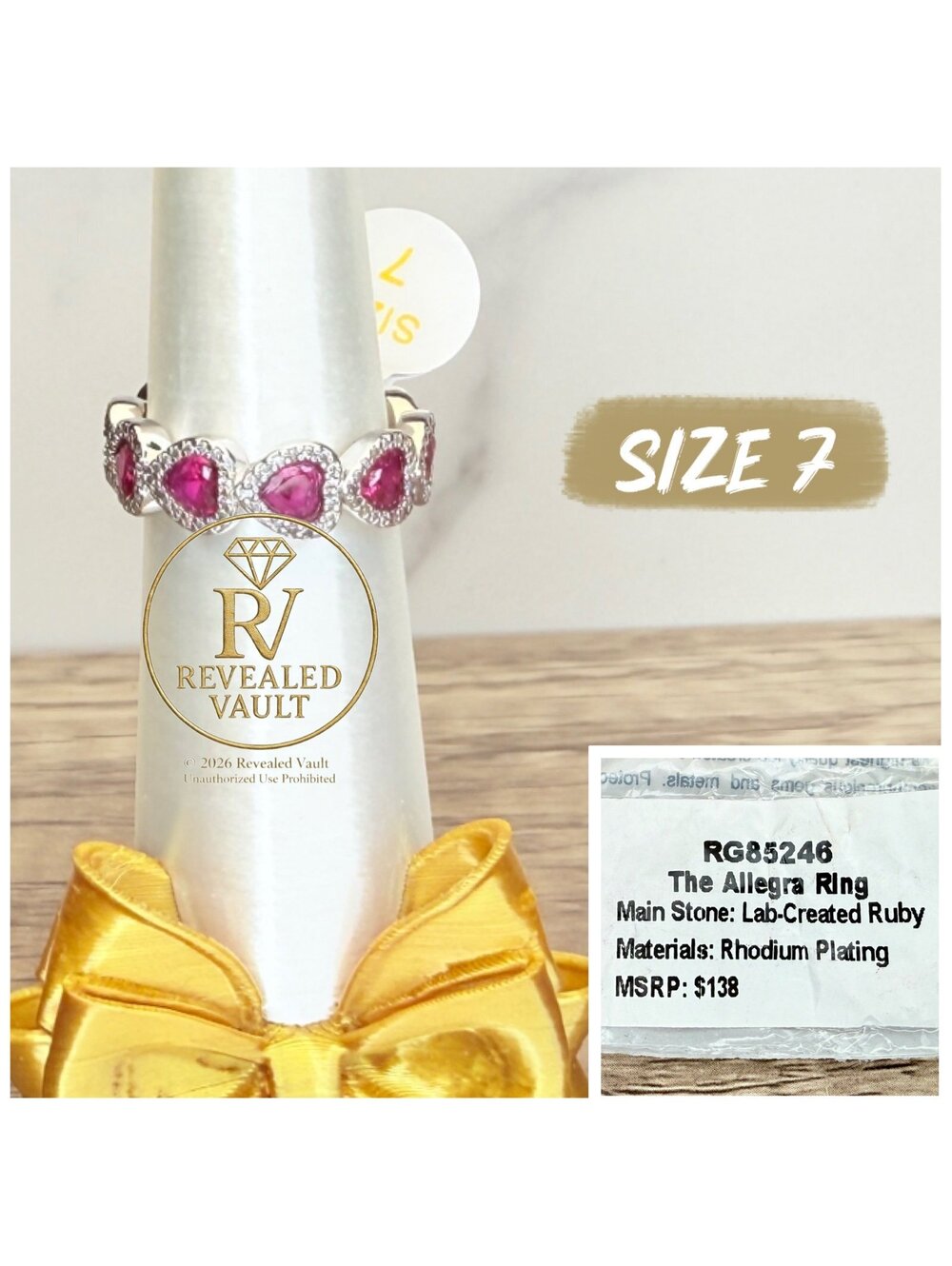 The Allegra Ring - Size 7 - July Birthday 2026